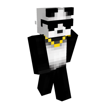 Panda Sunglasses Minecraft Skin
