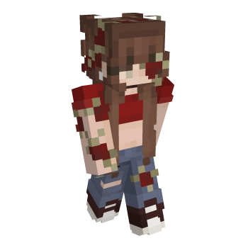 Red Low Rise Minecraft Skin