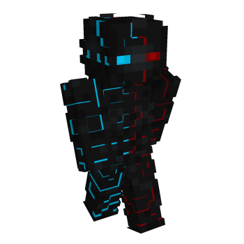 Water Fire Minecraft Skin