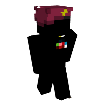 Black Officer Minecraft Skin