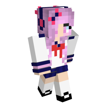 Pink Yandere Minecraft Skin