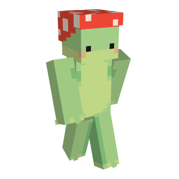 Red Pastel Minecraft Skin