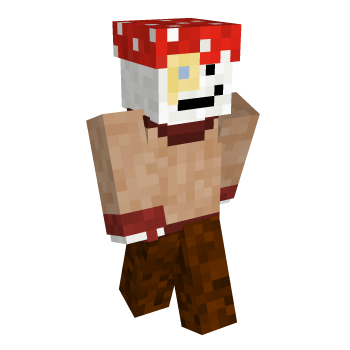 Monocle Mushroom Minecraft Skin
