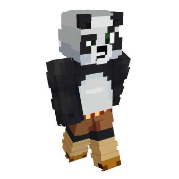 Animal Kung Fu Panda Minecraft Skin