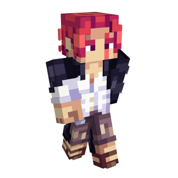Shanks Luffy Minecraft Skin - Laby