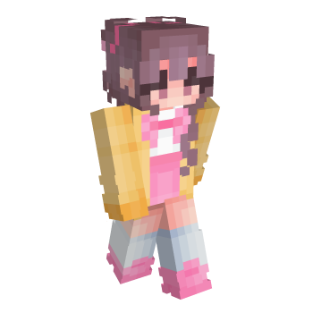Pink White Minecraft Skin