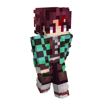 Tanjiro Kamado Anime Minecraft Skin