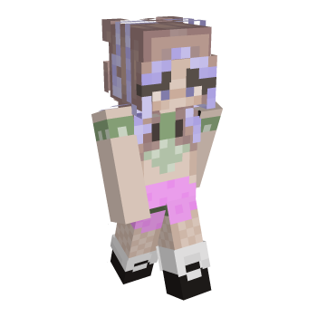 Lilac Fairycore Minecraft Skin