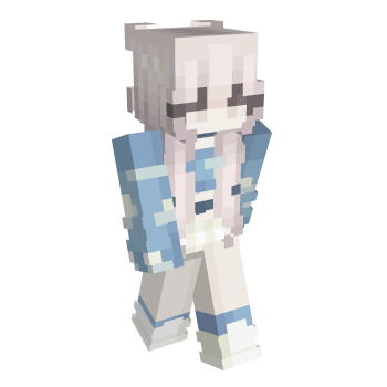 Girl White Minecraft Skin