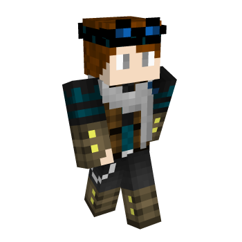 Goggles Blue Minecraft Skin