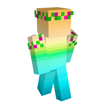 Gradient Beach Minecraft Skin