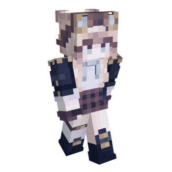 Schoolgirl Blue Minecraft Skin
