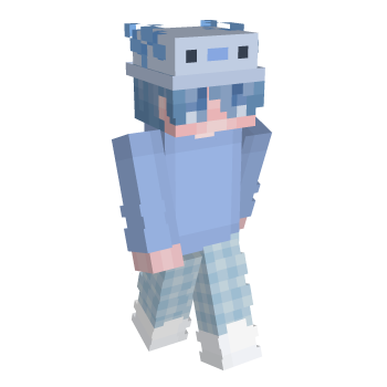 Axolotl Blue Minecraft Skin