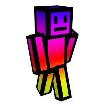 Rainbow Robot Minecraft Skin