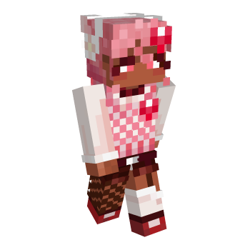 Girl Heart Minecraft Skin