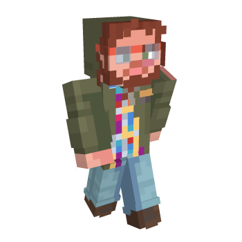 Hair Brown Minecraft Skin