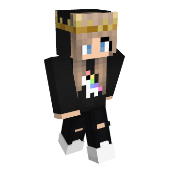 Crown Unicorn Minecraft Skin