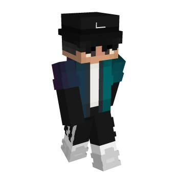 Jugendlicher Adidas Minecraft Skin