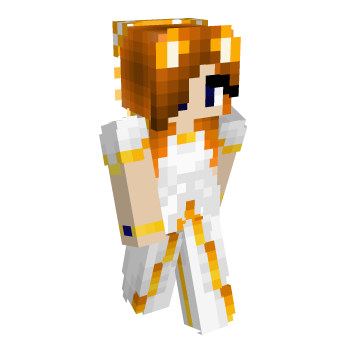Gold White Minecraft Skin