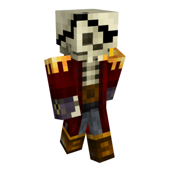 Undead Pirate Minecraft Skin