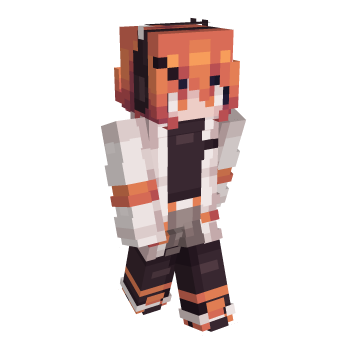 Female Hair Ginger Minecraft Skin