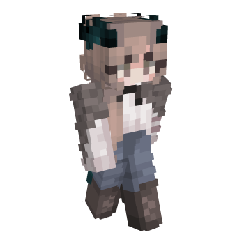 Hair Brown Minecraft Skin