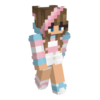 Pride Trans Minecraft Skin