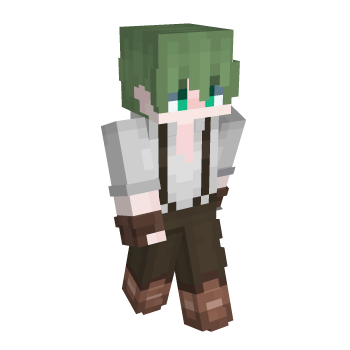 Green Hair Green Eyes Minecraft Skin
