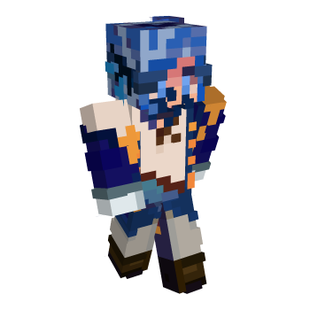 Blue Naval Minecraft Skin