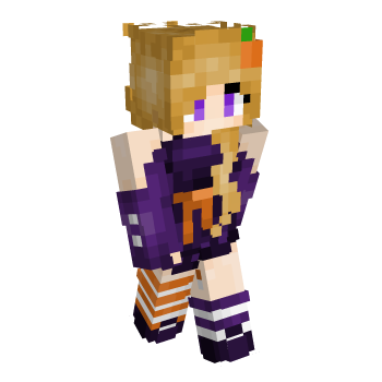 Purple Pumpkin Minecraft Skin