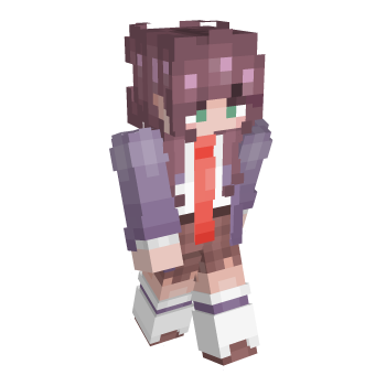 Brunette School Minecraft Skin