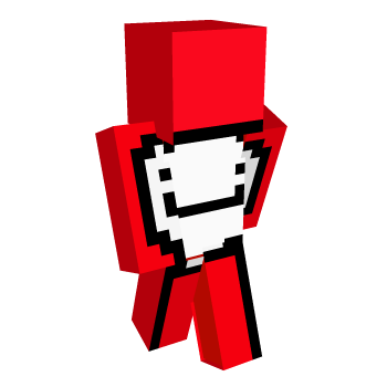 Dream Red Minecraft Skin