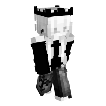 Girl White Hair Minecraft Skin