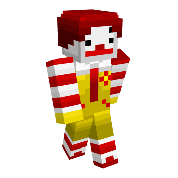 Ronald Mcdonald Mcdonalds Minecraft Skin