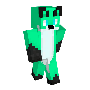 Mint Furry Minecraft Skin