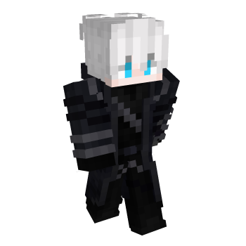 White Hair Blue Eyes Minecraft Skin