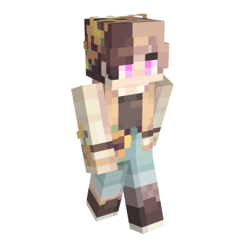 Sunflower Androgynous Minecraft Skin