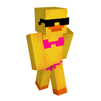 Duck Bikini Minecraft Skin