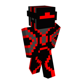 Red Goggles Minecraft Skin