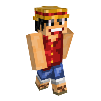 One Piece Luffy Minecraft Skin