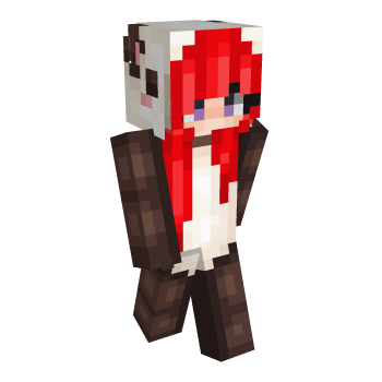 Red Head Onesie Minecraft Skin
