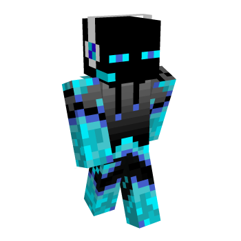 Enderman Blue Minecraft Skin - Laby