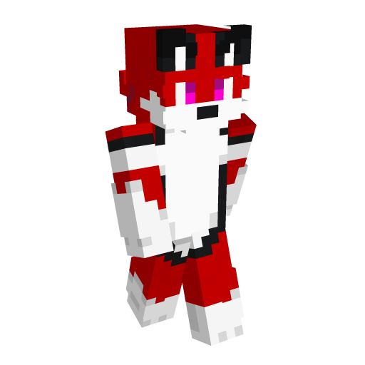 Furry Red Minecraft Skin - Laby