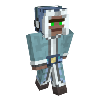 Villager White Minecraft Skin
