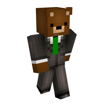 Bear Tie Minecraft Skin