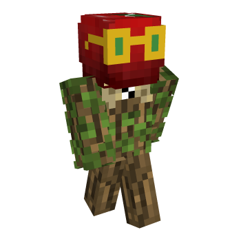 Tree Glasses Minecraft Skin