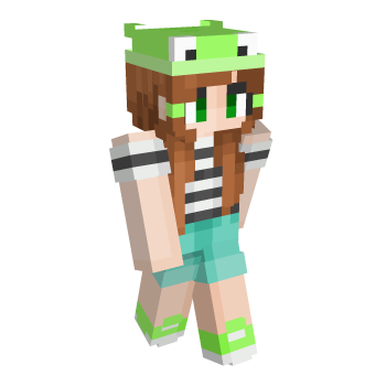 Cute Frog Minecraft Skin