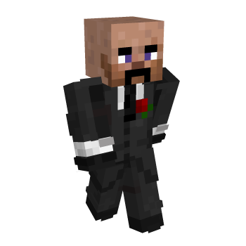 Suit Mustache Minecraft Skin