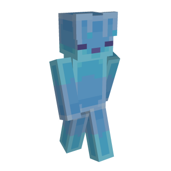 Slime Transparent Minecraft Skin