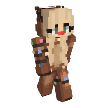 Girl Reindeer Minecraft Skin
